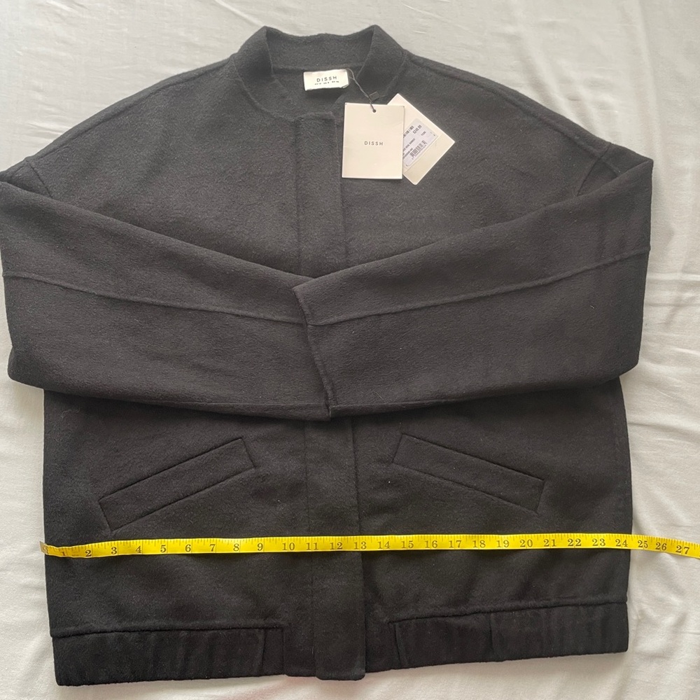 DISSH Black Bomber Jacket - Picture 4 of 5